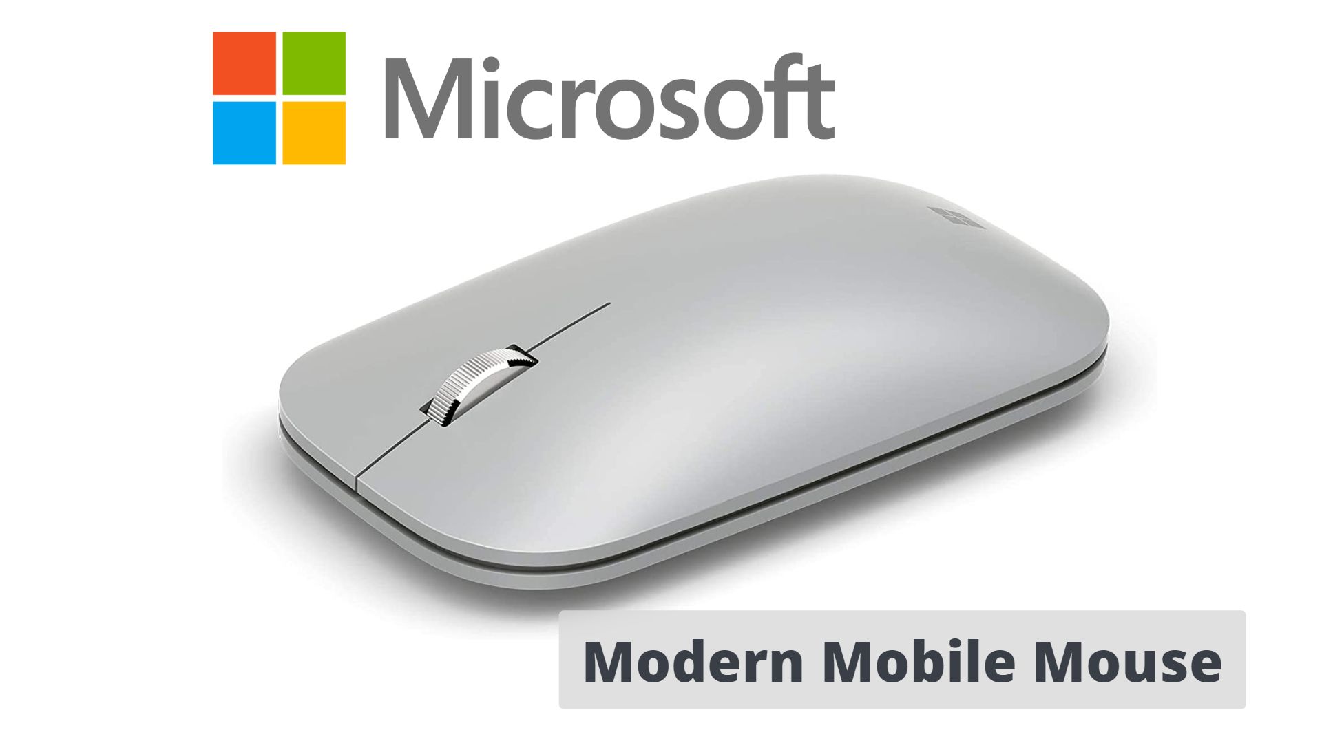 Ratón Microsoft Modern Mobile Mouse | Bluetooth + USB | Diseño Ambidiestro Y Ligero | Color Negro